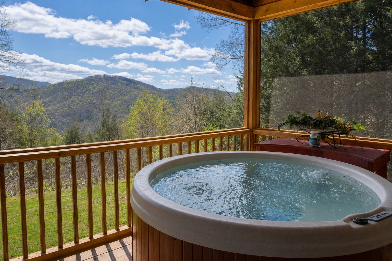 Helen Cabin Hot Tub