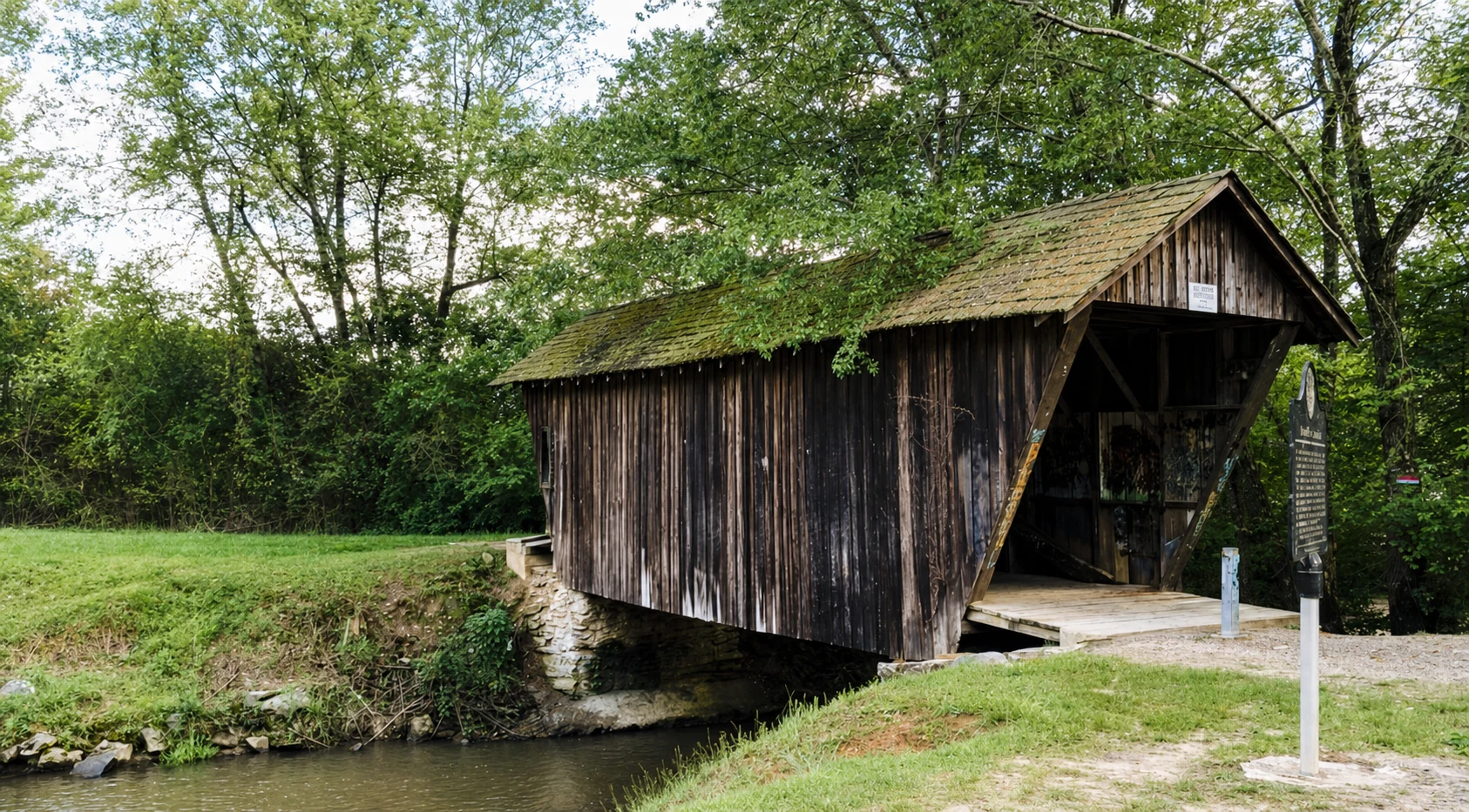 Covered Bridge on Bruckenstrasse