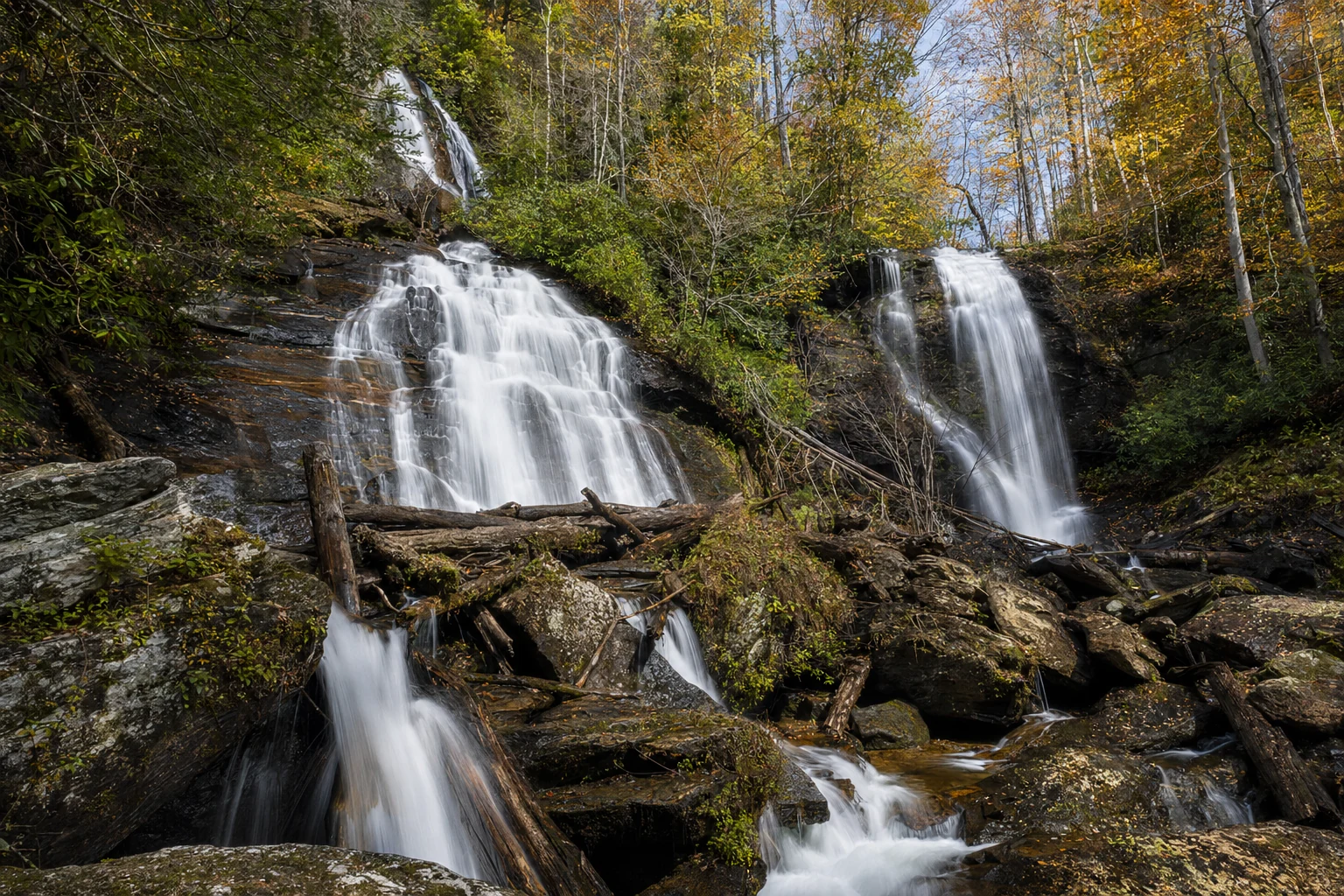 Anna Ruby Falls Close