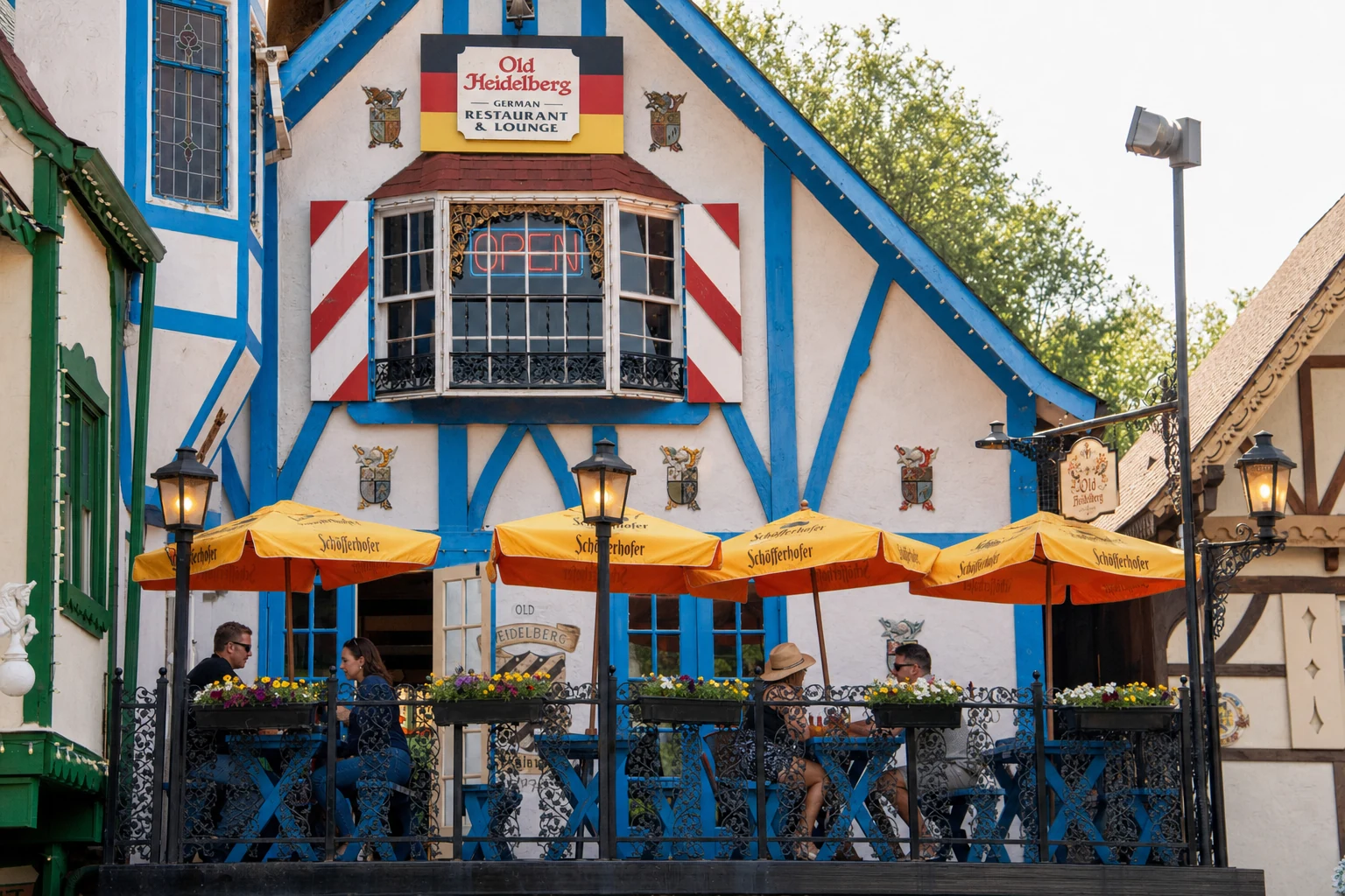 Helen, GA Morning Dining Scene