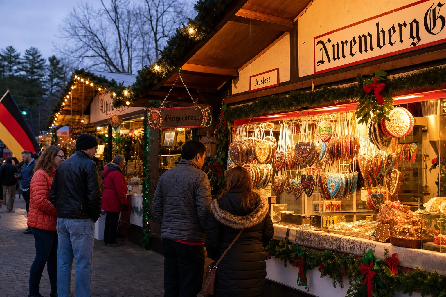Christkindlmarkt Artisan Vendor Stalls