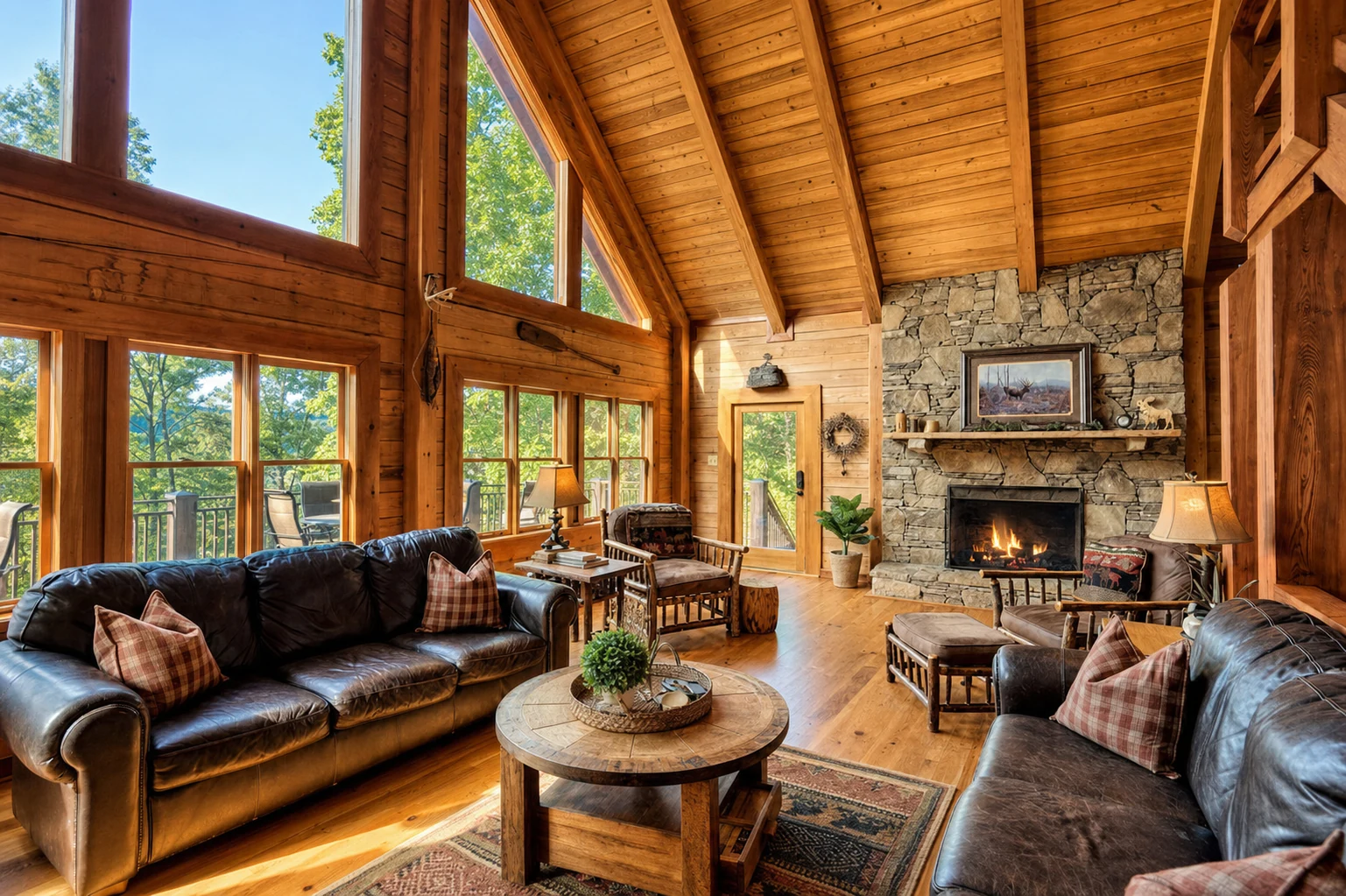Fireplace Cabin Rental
