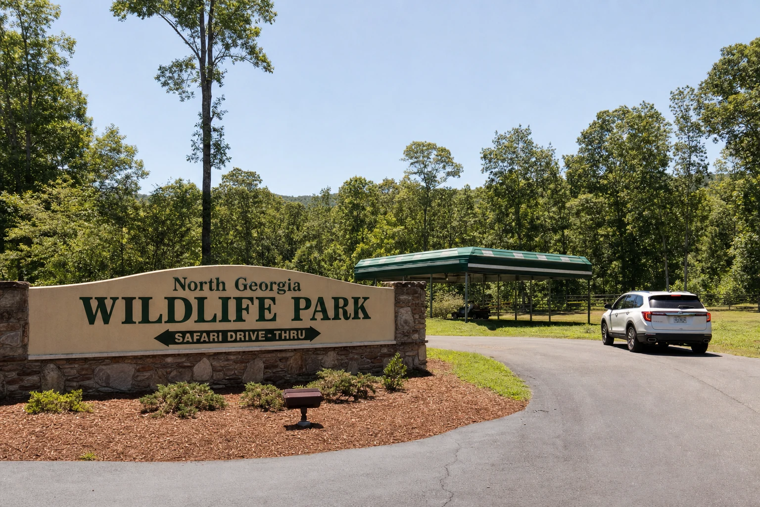 North Georgia Wildlife Park Safari Drive-Thru