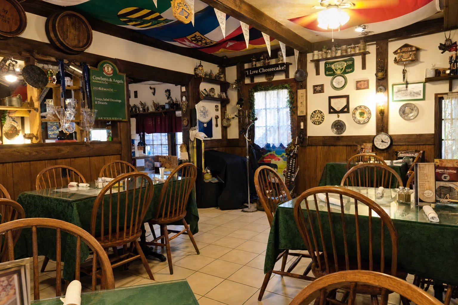 Cowboys & Angels Dining Room