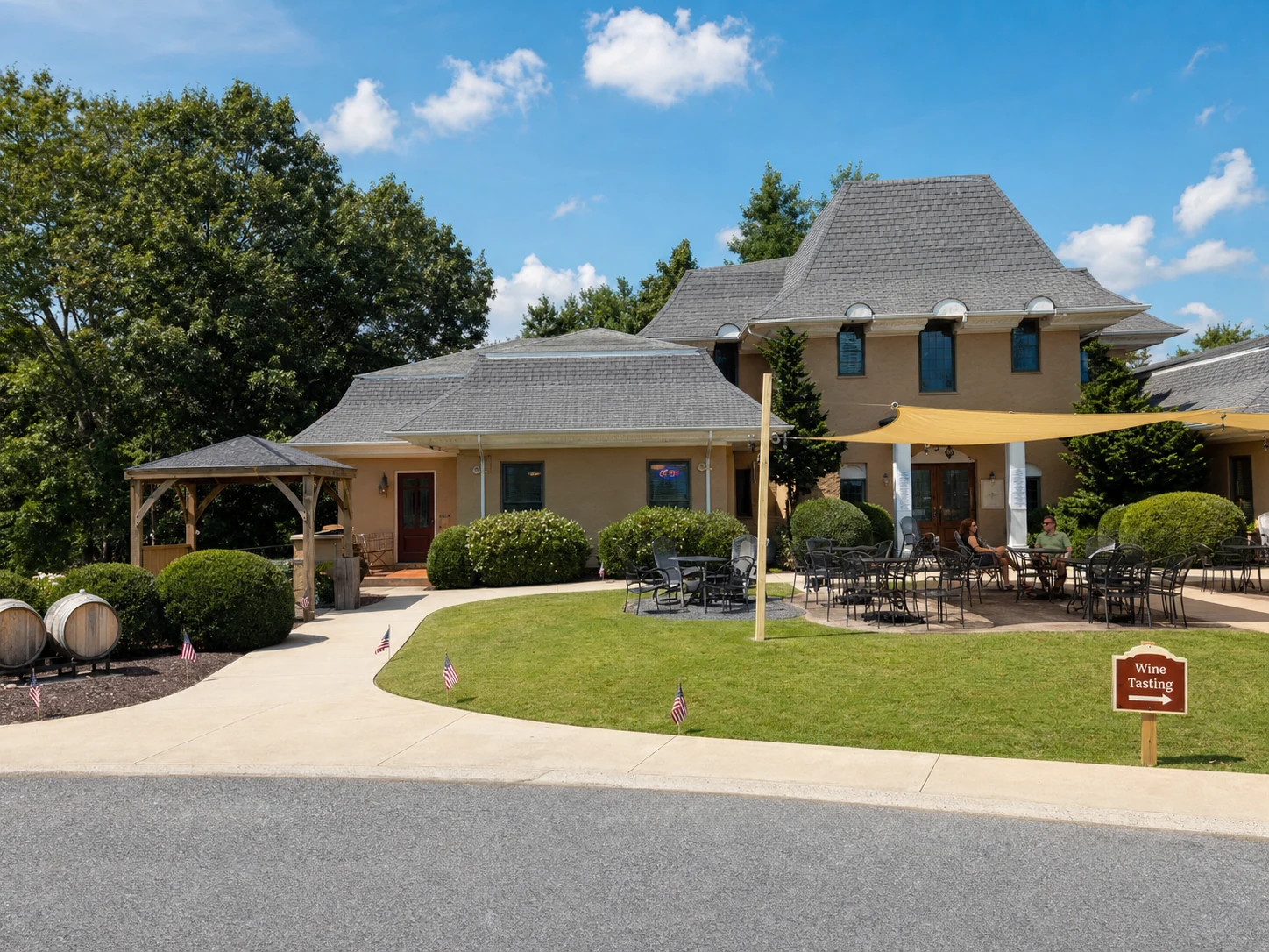 Creekstone Winery Mansion Exterior