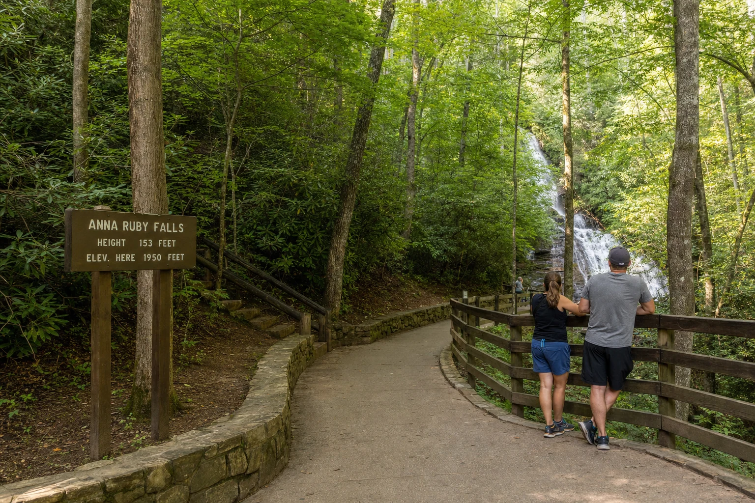 Anna Ruby Falls Paved Trail