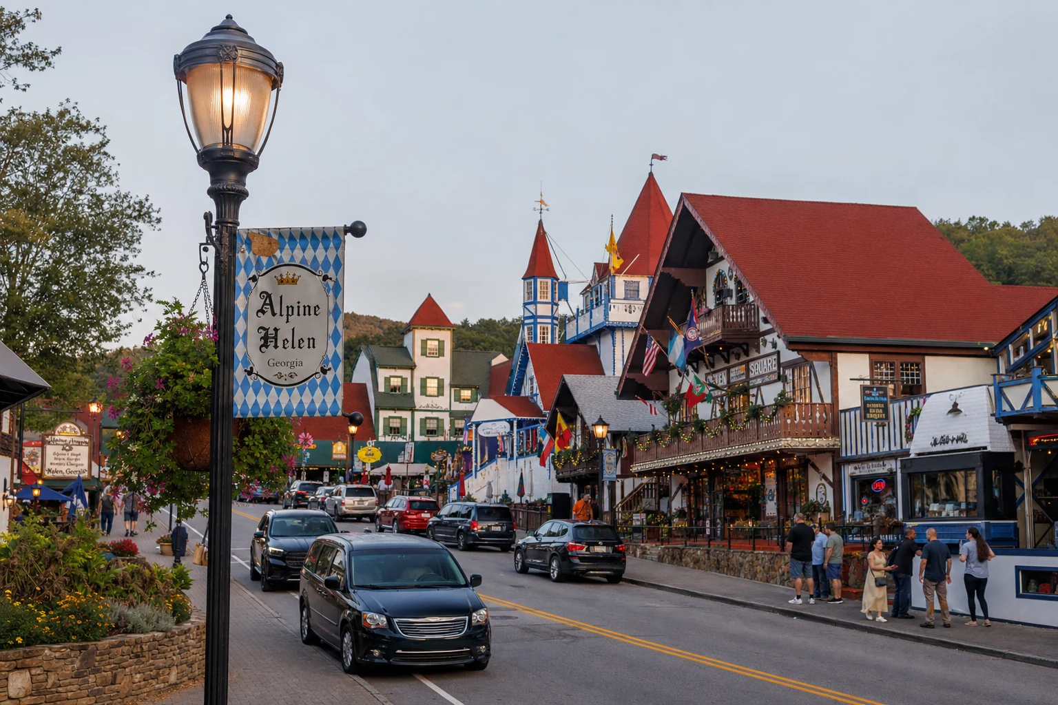 Helen Alpine Village Main Street
