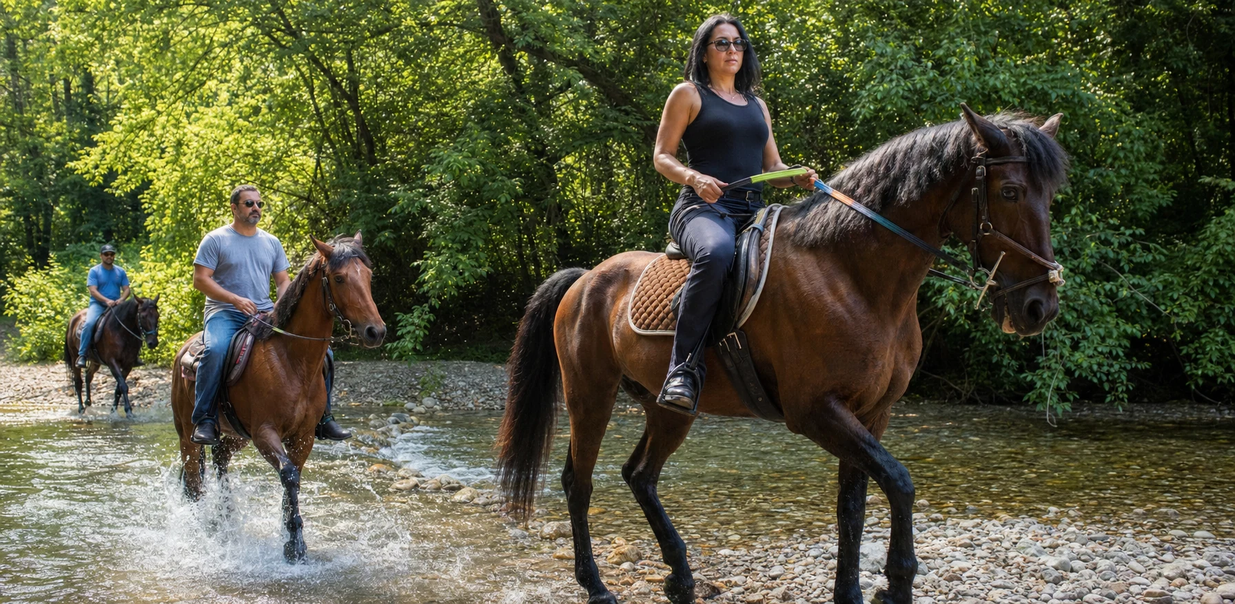 Horseback Riding Near Helen, Georgia