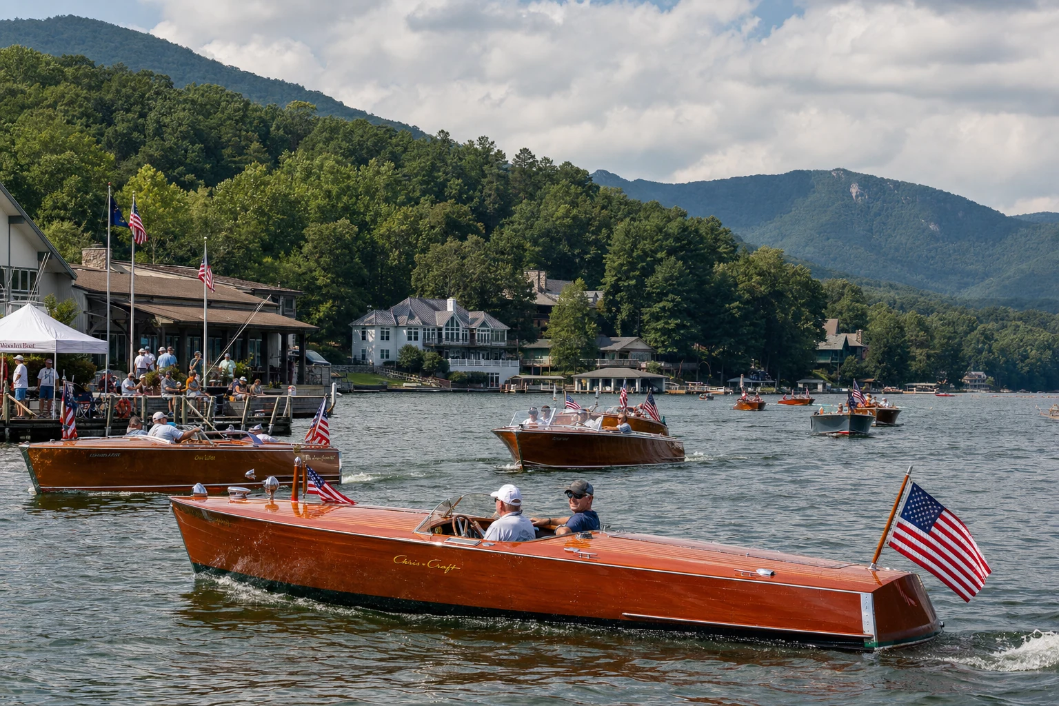 Fourth of July Wooden Boat Regatta