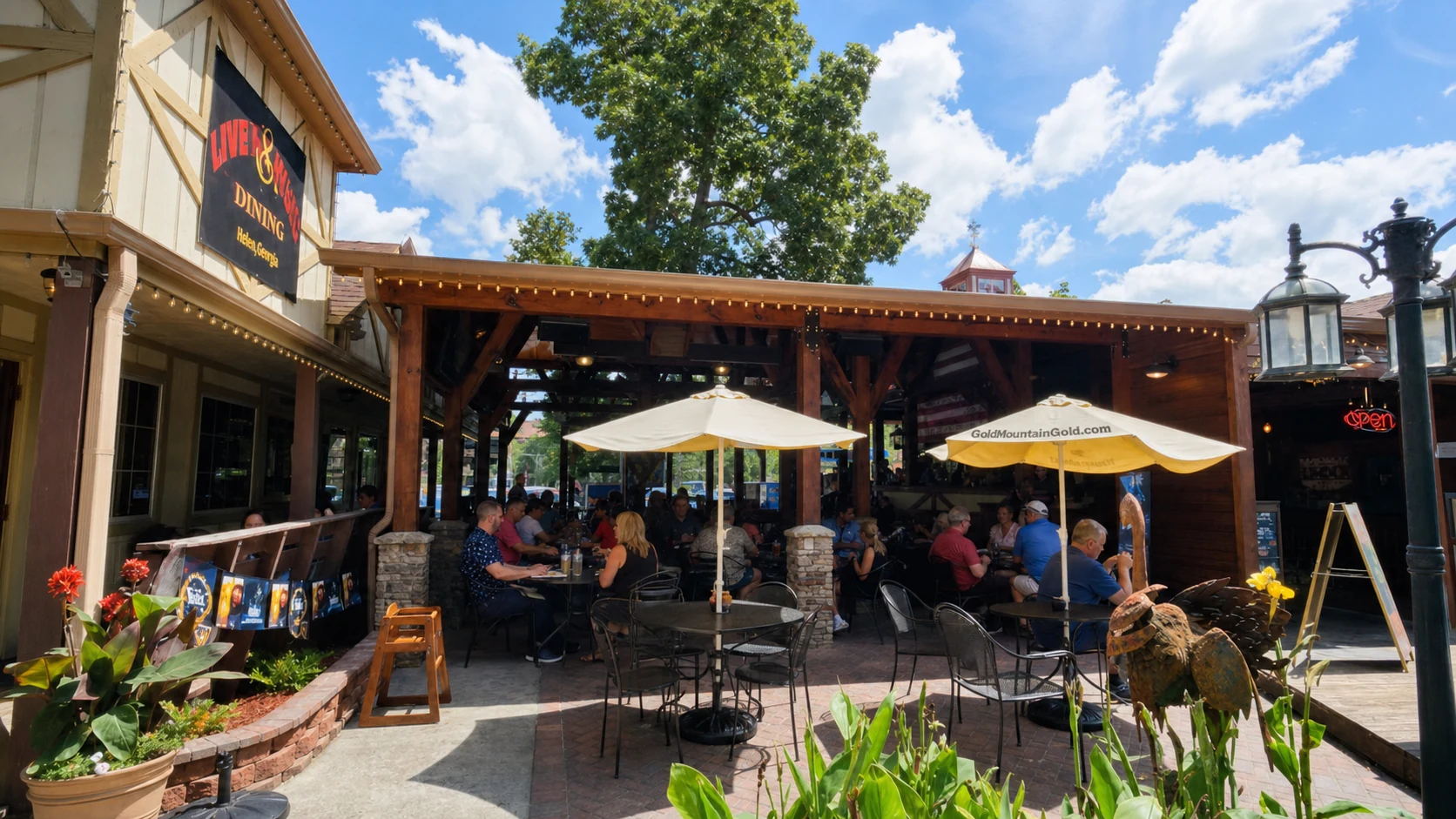Live Music Dining in Helen, GA