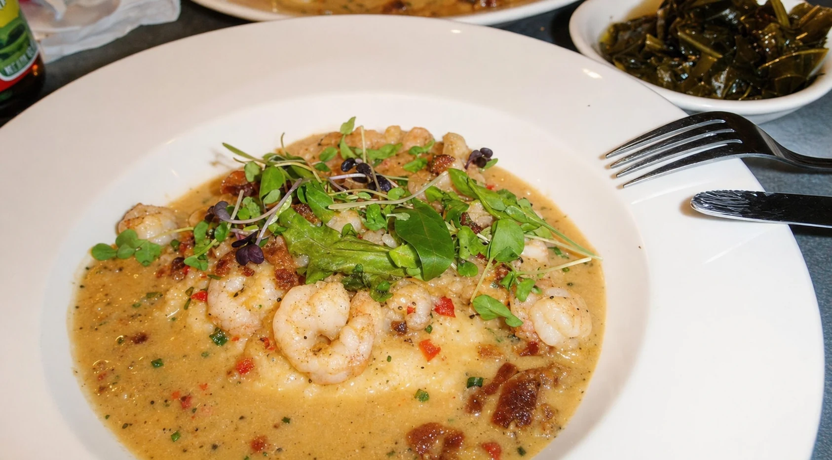 Shrimp and Grits at Mully's Nacoochee Grill