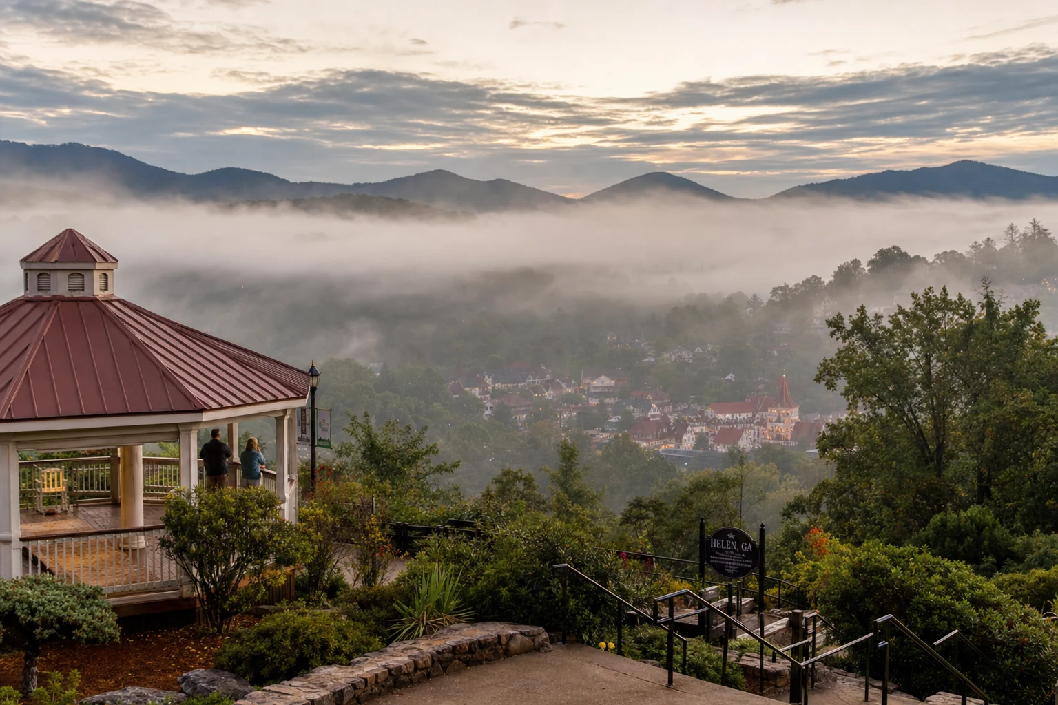 North Georgia Blue Ridge Valley Fog