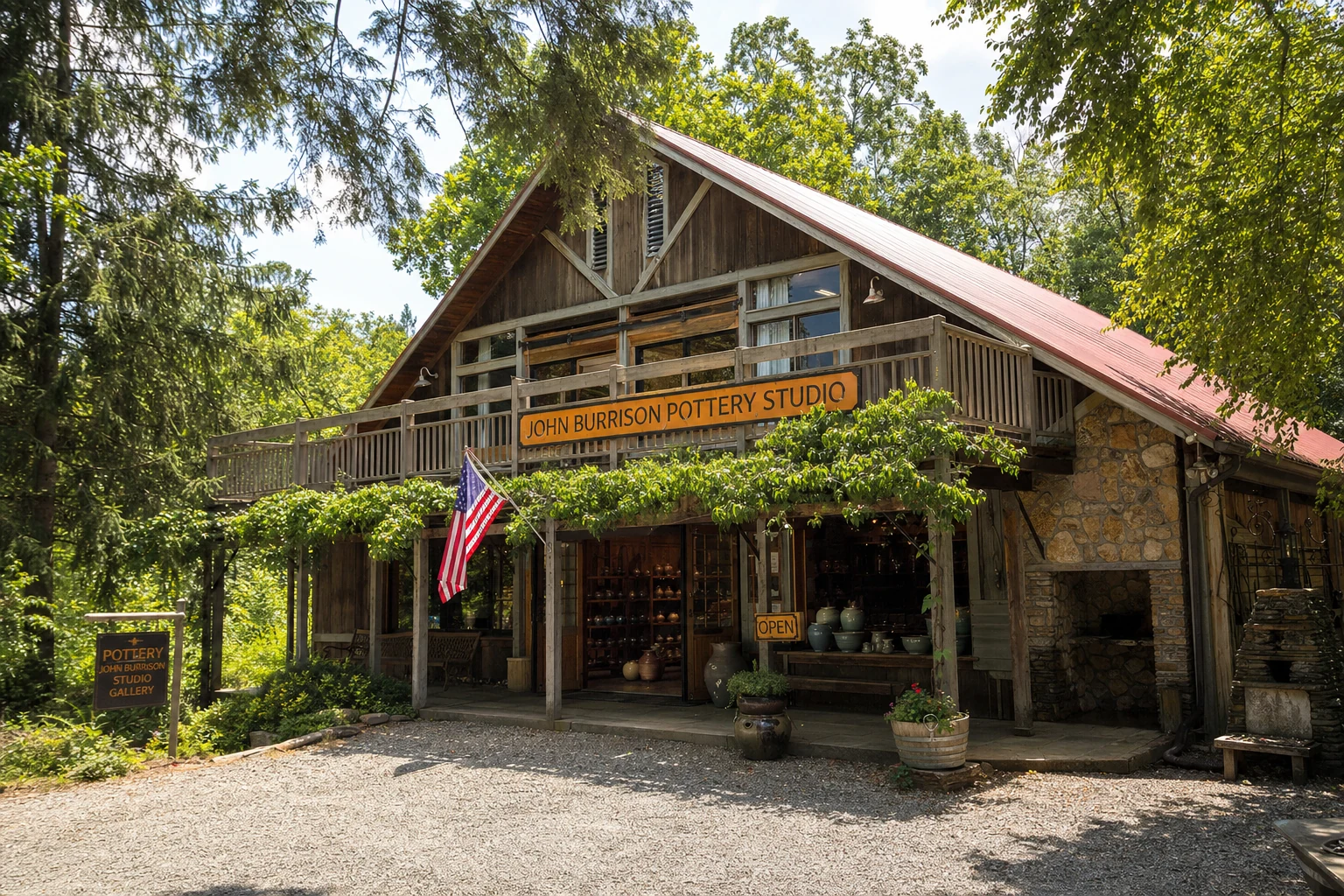 John Burrison Pottery Studio