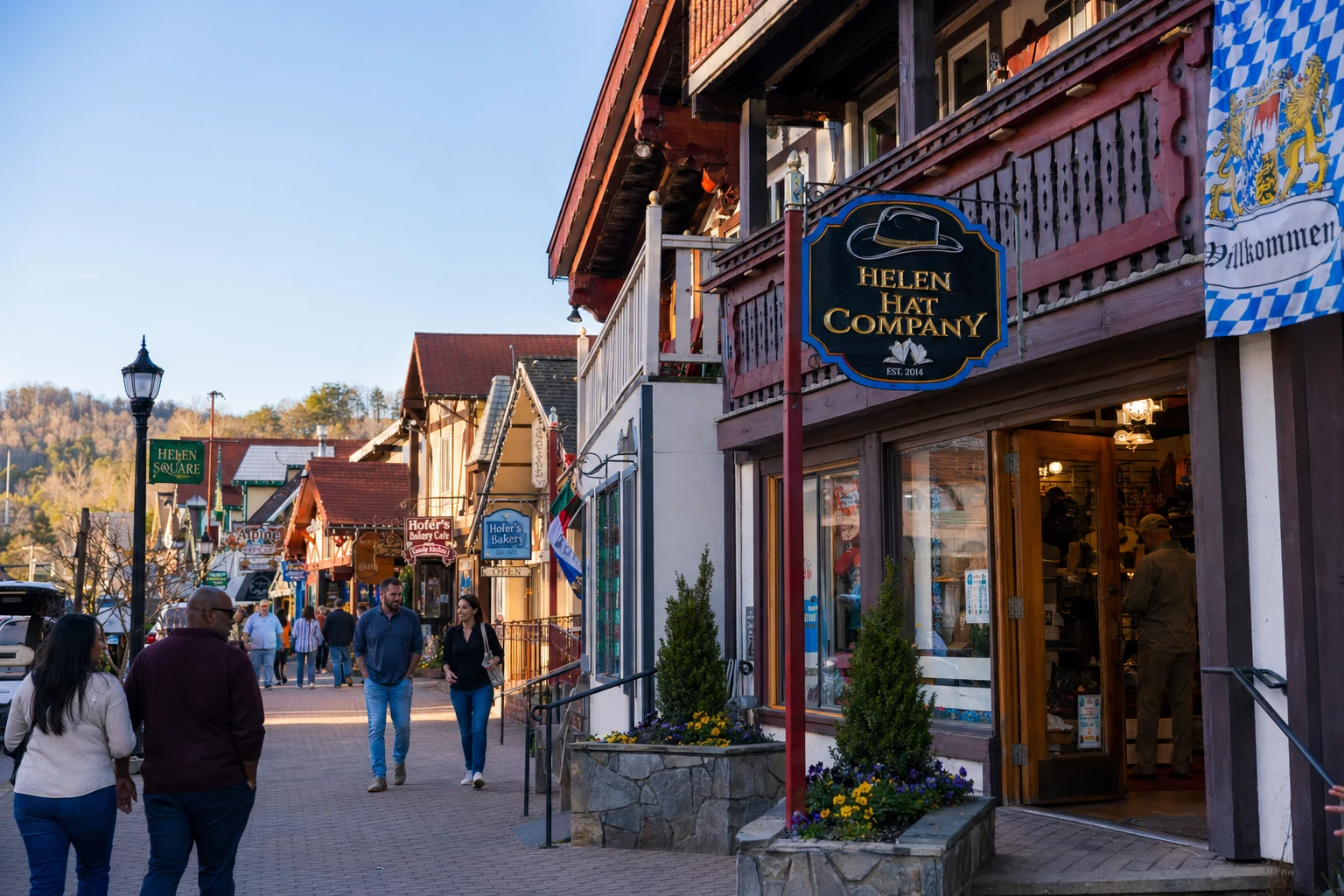 Downtown Helen Shopping