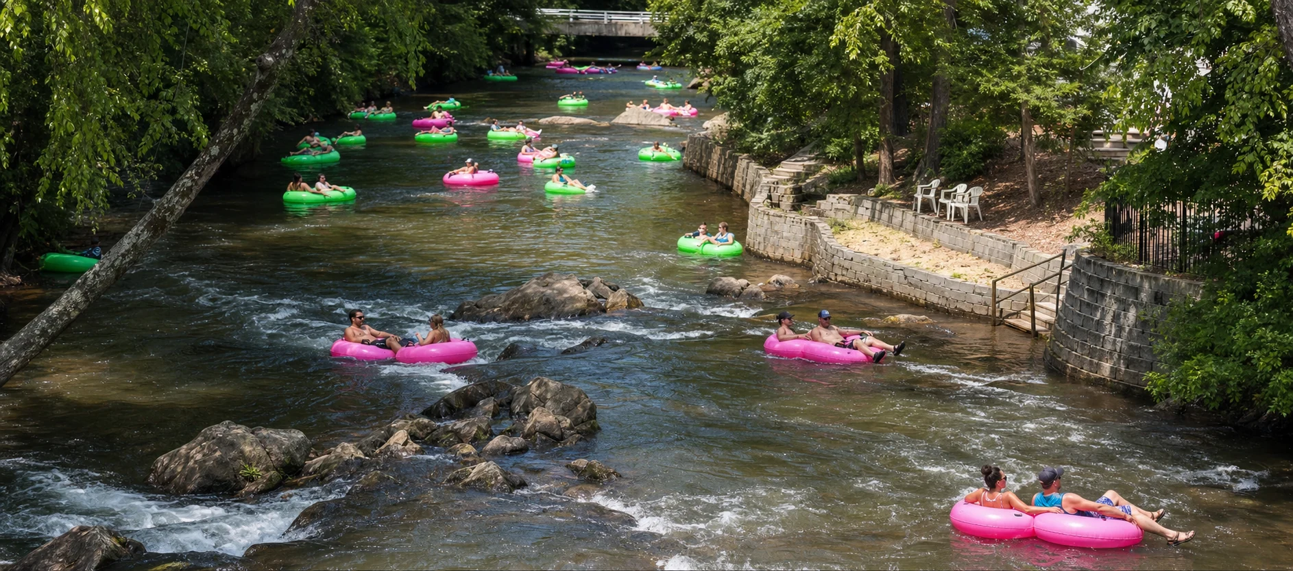 Chattahoochee River Helen Summer