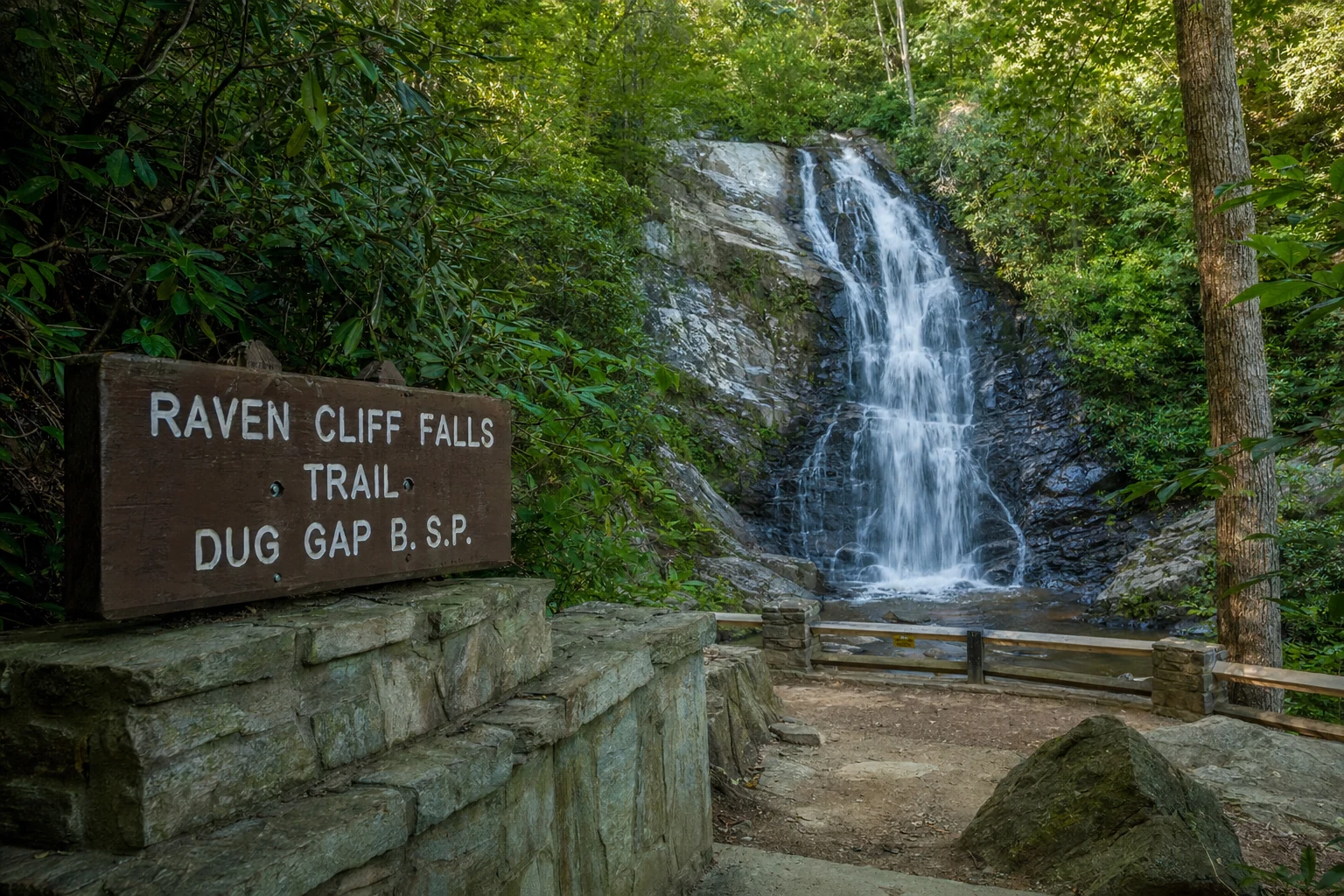 Raven Cliff Falls Trail