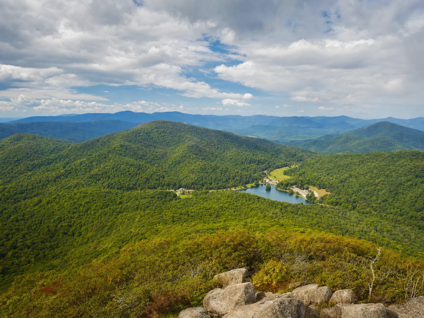 Tray Mountain Summit Panorama