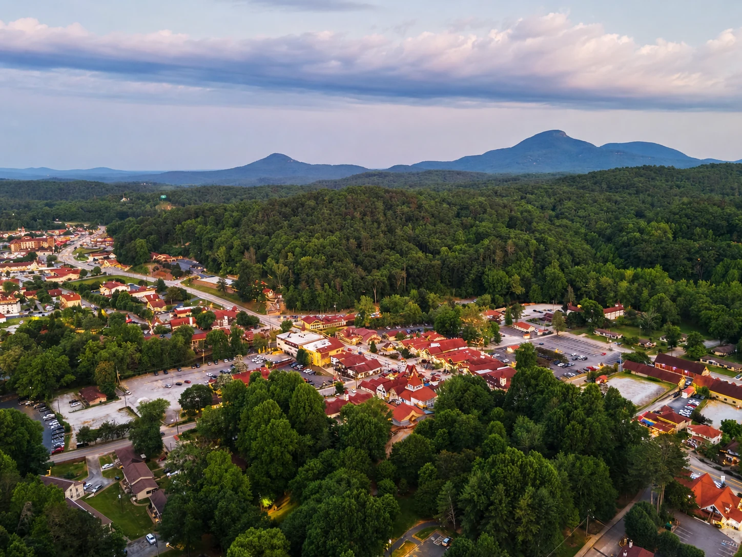 Helen, Georgia Aerial View